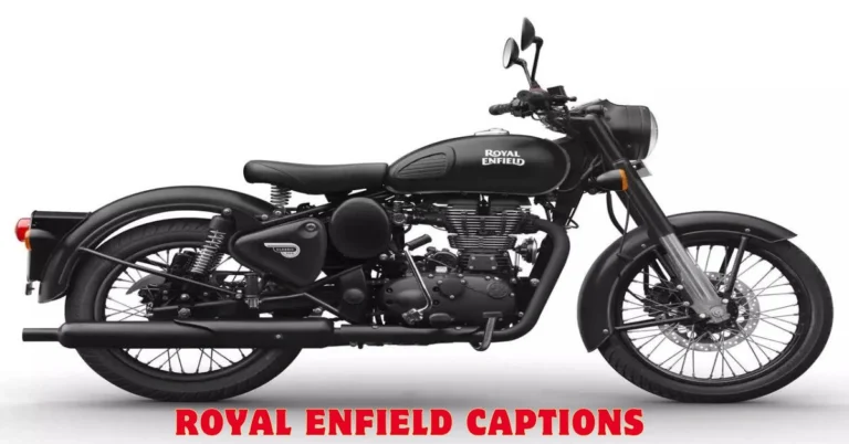 Royal Enfield Captions